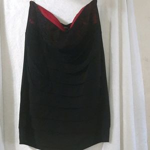 Maurice size 3 strapless dress